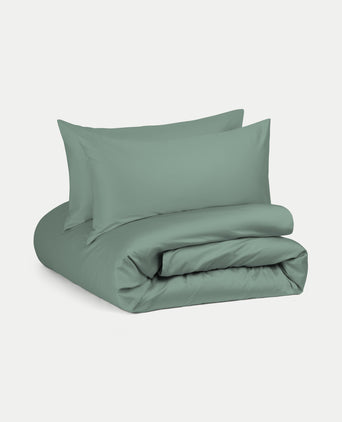 Bettwäsche Set Ägyptische Baumwolle 400TC Satin | Sage Green
