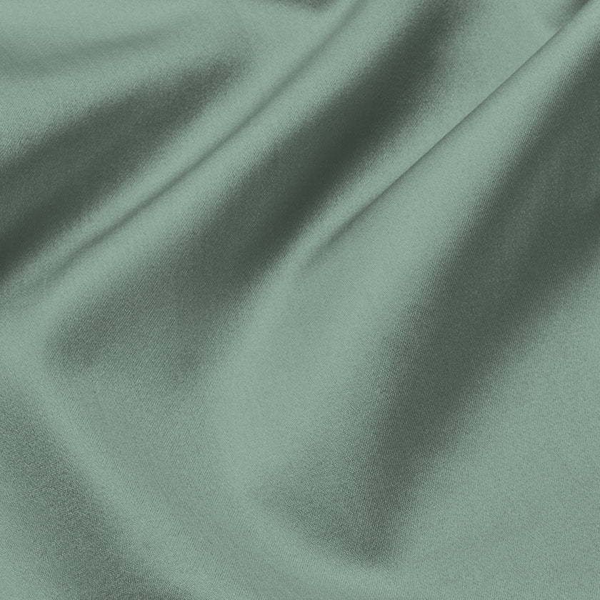 Kinder Bettwäsche Set Ägyptische Baumwolle Satin 400TC Sage Green - Petit Hôtel