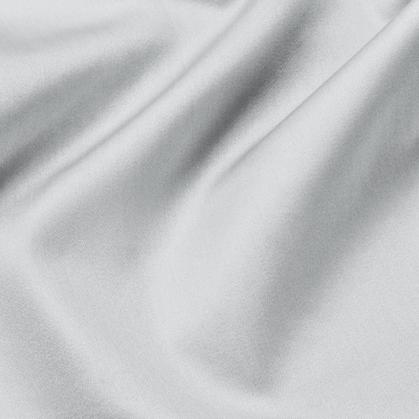 Bettbezug-Set ägyptische Baumwolle Satin 400TC | Silbergrau