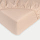 Kinder Spannbettlaken Ägyptische Baumwolle Perkal 400TC Blush Pink - Petit Hôtel