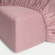 Kinder Spannbettlaken Ägyptische Baumwolle Satin 400TC Blush Pink - Petit Hôtel