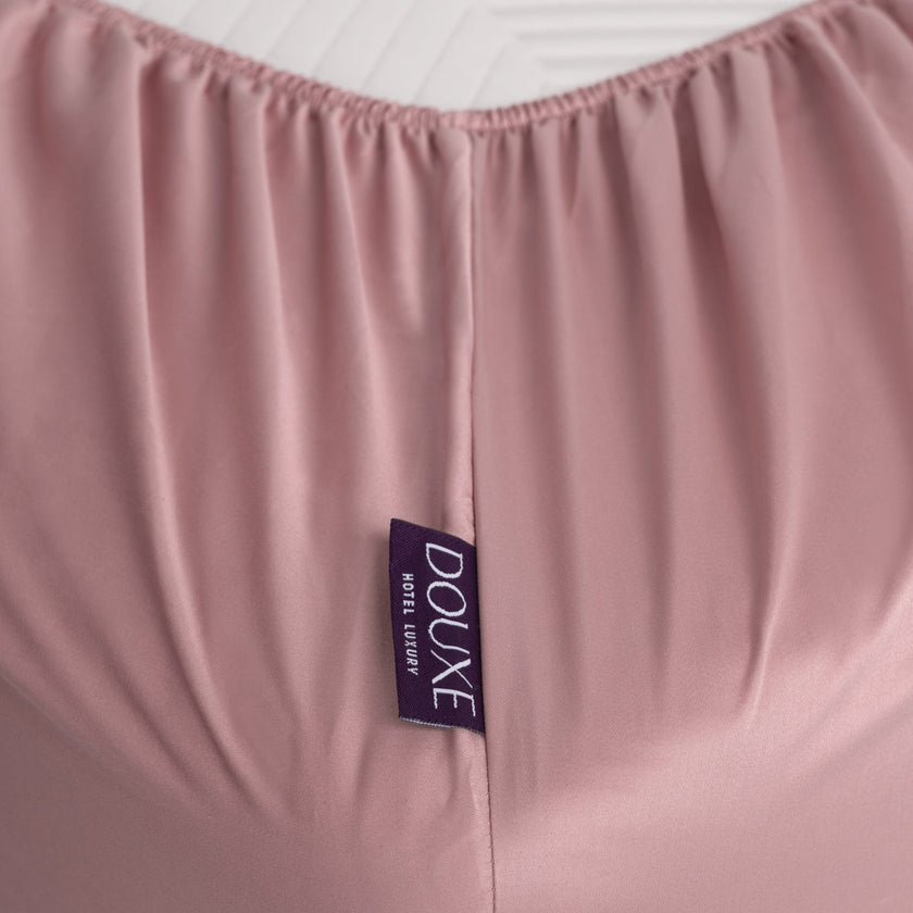 Kinder Spannbettlaken Ägyptische Baumwolle Satin 400TC Blush Pink - Petit Hôtel