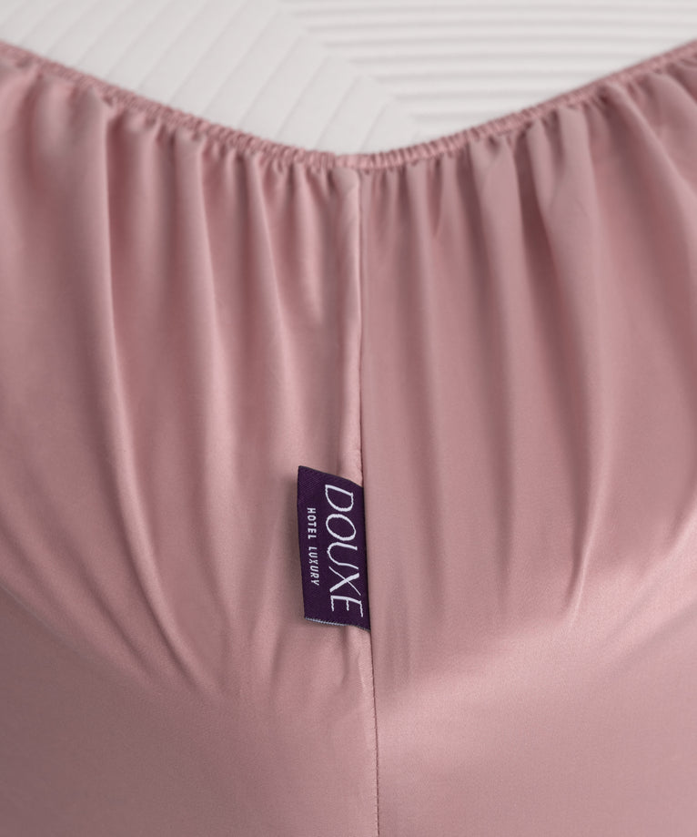 Bettwäsche Set + Spannbettlaken | Blush Pink Satin