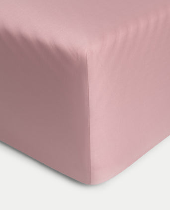 Spannbettlaken Ägyptische Baumwolle Satin 400TC | Blush Pink