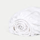 Spannbettlaken 100% Gewaschenes Leinen | Weiß