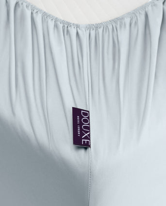 Spannbettlaken Ägyptische Baumwolle Perkal 400TC | Pastellblau