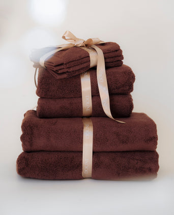 Handtuchset Deluxe (8 st.) | Chestnut