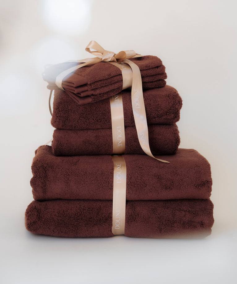 Handtuchset Deluxe (8 st.) | Chestnut