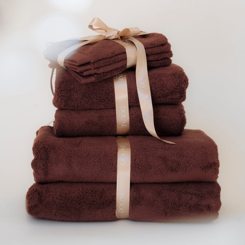 Handtuchset Deluxe (8 st.) | Chestnut