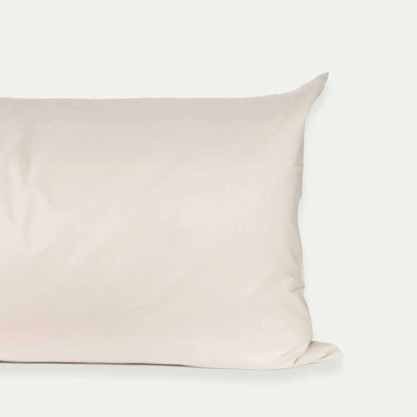 Kissenbezug Ägyptische Baumwolle Perkal 400TC | Chalk White