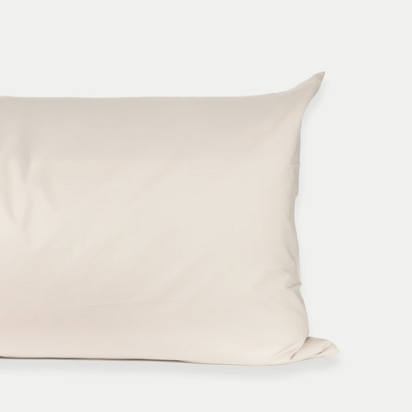 2er-Set Kissenbezüge ägyptische Baumwolle Perkal 400TC | Chalk White