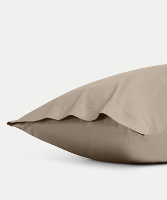 2er-Set Kissenbezüge Ägyptische Baumwolle Satin 400 TC | Champagne