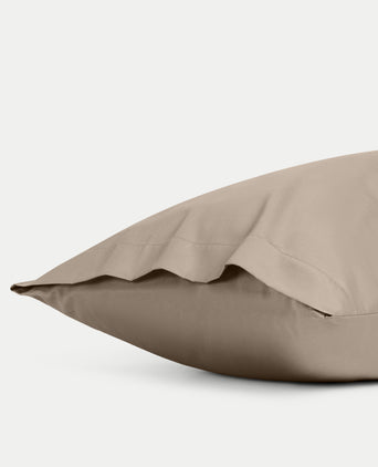 2er-Set Kissenbezüge Ägyptische Baumwolle Satin 400 TC | Champagne