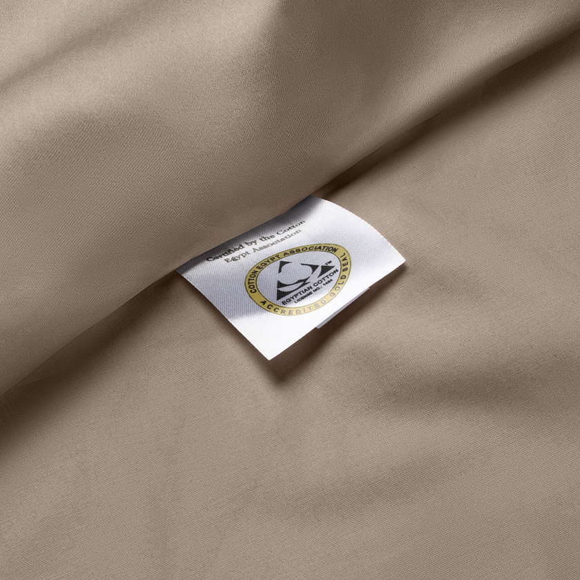 Kissenbezug ägyptische Baumwolle 400TC Satin | Champagner