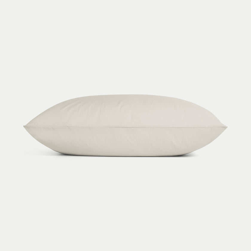 2er-Set Kissenbezüge Ägyptische Baumwolle Perkal 400 TC | Greige