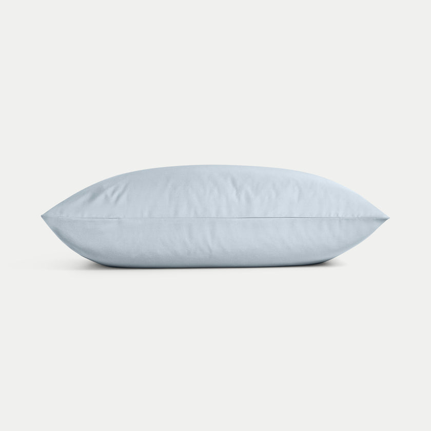 Einzelkissenbezug Ägyptische Baumwolle Satin 400TC | Misty Blue