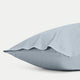 Einzelkissenbezug Ägyptische Baumwolle Satin 400TC | Misty Blue
