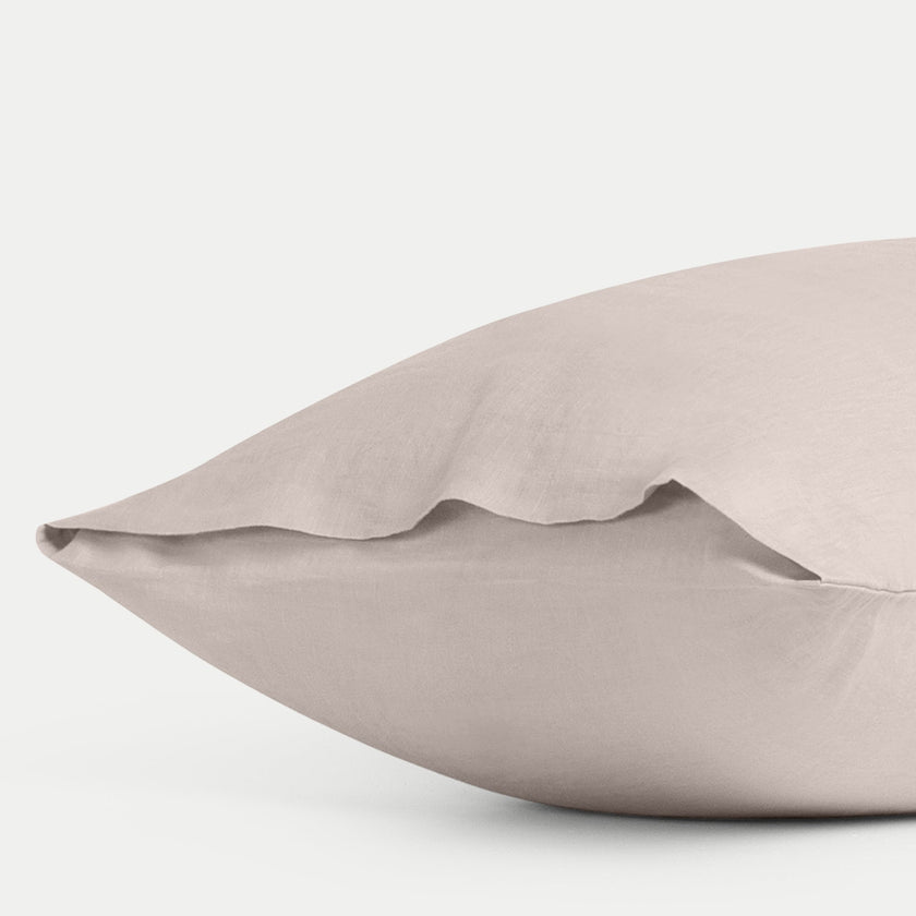 2er-Set Kissenbezüge Gewaschenes Leinen | Oat