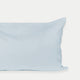 Set von 2 Kissenbezügen ägyptische Baumwolle 400TC Satin | Pastel Blue