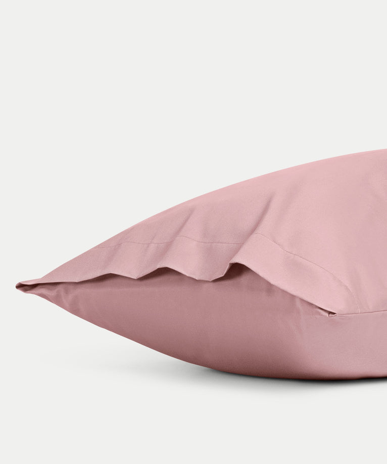 Kinder Kissenbezug Ägyptische Baumwolle Satin 400TC Blush Pink - Petit Hôtel