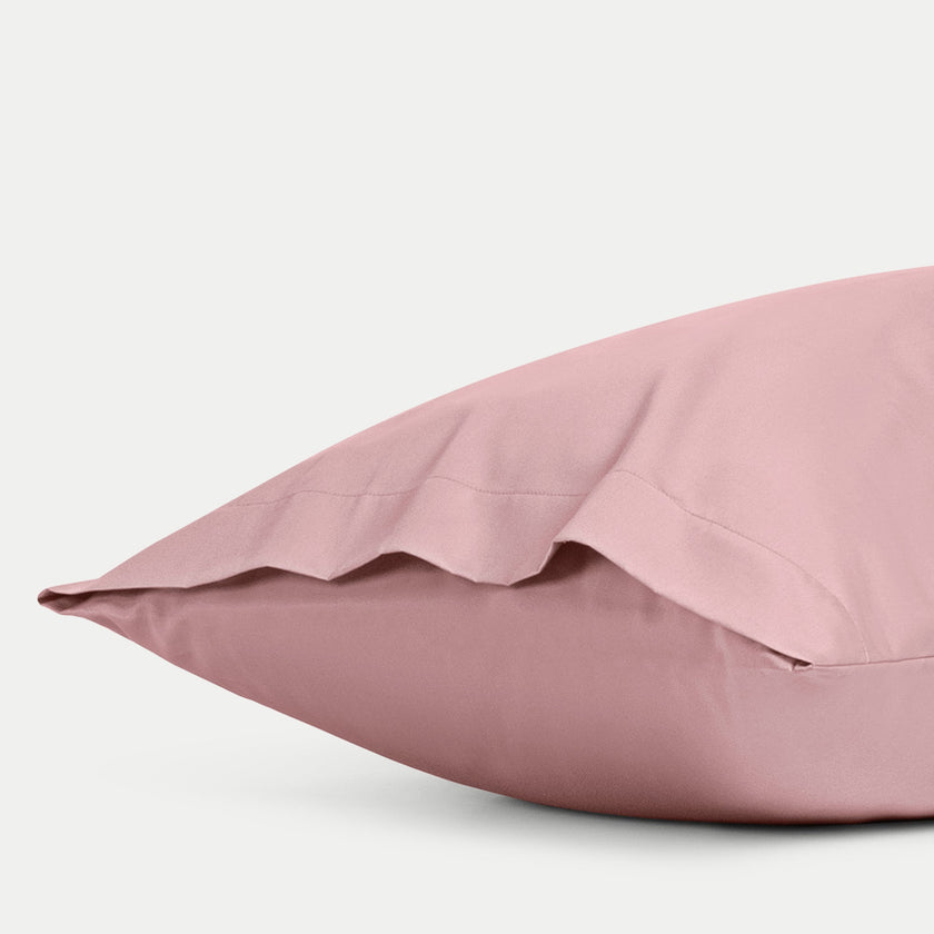 Kinder Kissenbezug Ägyptische Baumwolle Satin 400TC Blush Pink - Petit Hôtel