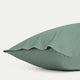 Kinder Kissenbezug Ägyptische Baumwolle Satin 400TC Sage Green - Petit Hôtel