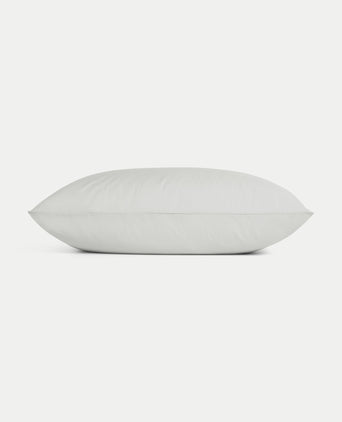 Kinder Kissenbezug Ägyptische Baumwolle Perkal 400TC Silver Grey - Petit Hôtel