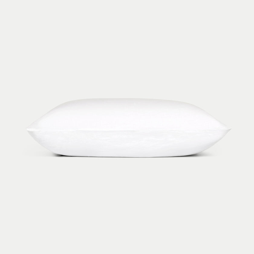 2er-Set Kissenbezüge Gewaschenes Leinen | Weiß