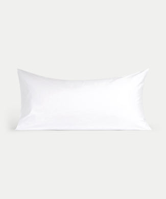 Einzelkissenbezug Ägyptische Baumwolle Satin 400TC | Weiß