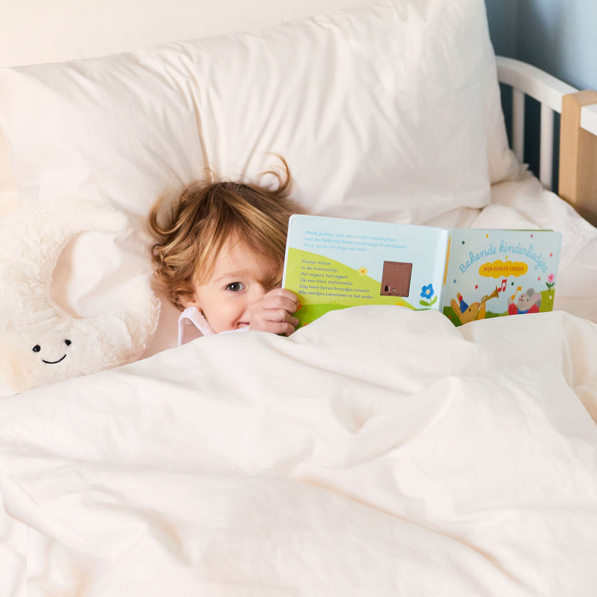 Kinder Kissenbezug Ägyptische Baumwolle Perkal 400TC Chalk White - Petit Hôtel