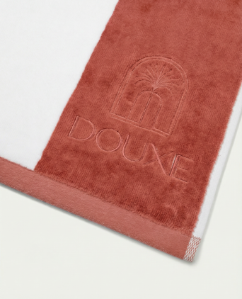 DOUXE Hotel Strandtuch Faded Coral 100x180 cm