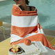 DOUXE Hotel Strandtuch Faded Coral 100x180 cm