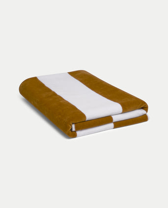 DOUXE Hotel Strandtuch Mustard 100x180 cm