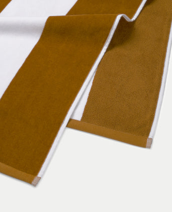 DOUXE Hotel Strandtuch Mustard 100x180 cm