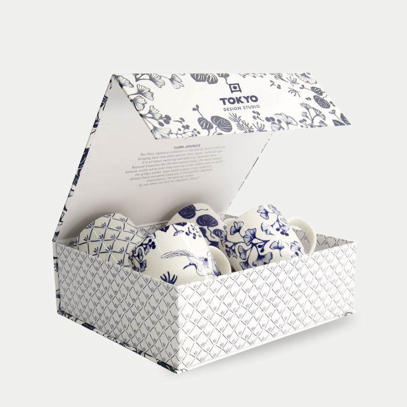 Tokyo Design Studio – Flora Japonica Tassen-Set (4-teilig)