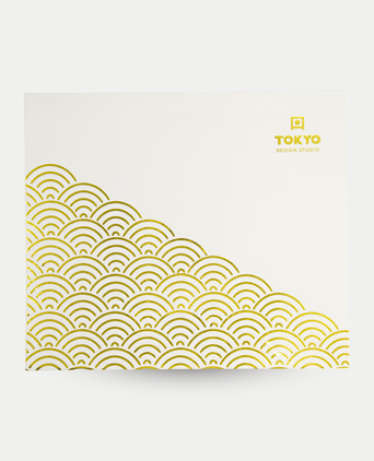 Tokyo Design Studio – Nippon White Gold Rim Tassen-Set (4-teilig)