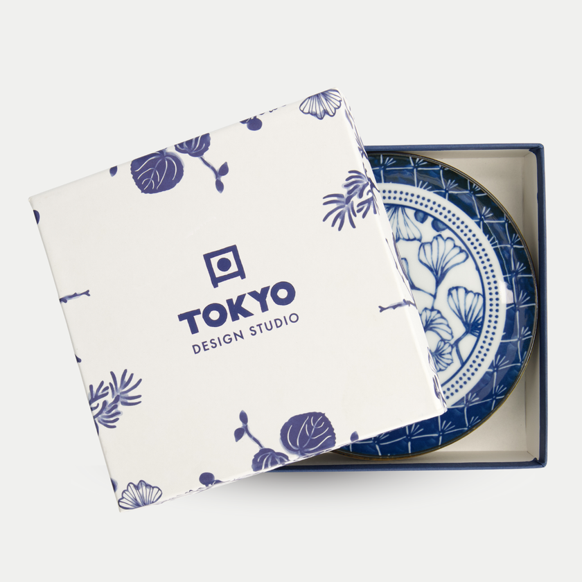 Tokyo Design Studio – Flora Japonica Teller-Set (4-teilig)