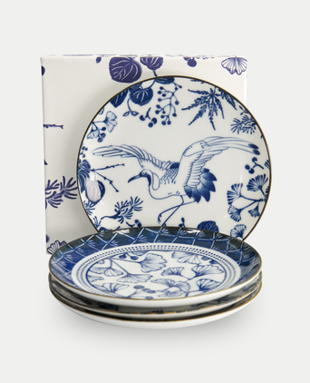 Tokyo Design Studio – Flora Japonica Teller-Set (4-teilig)