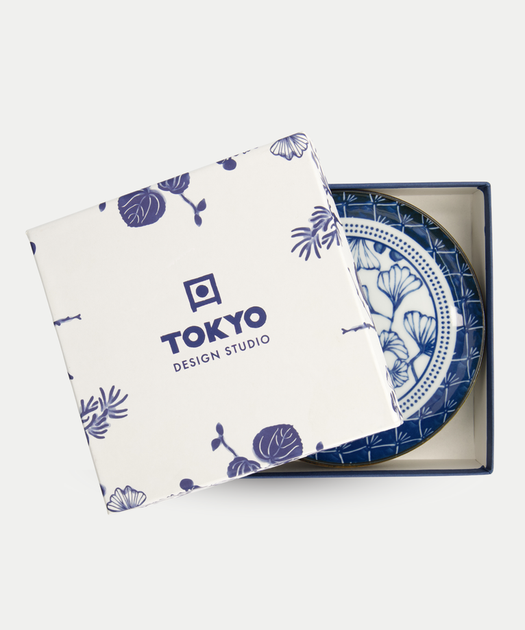 Tokyo Design Studio – Flora Japonica Teller-Set (4-teilig)