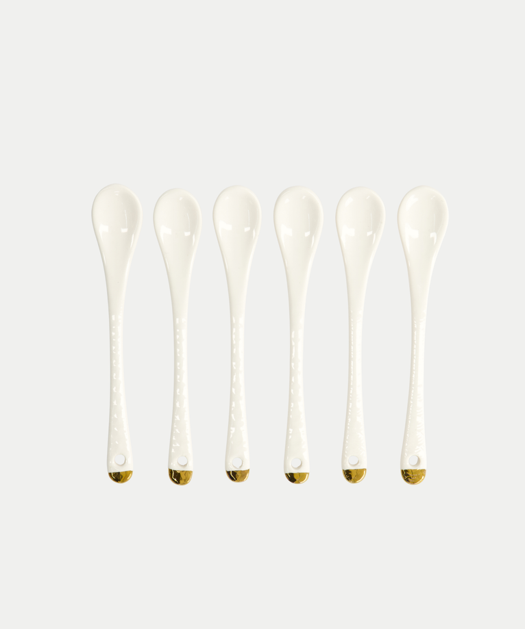 Tokyo Design Studio – Nippon White Gold Rim Tassen- und Untertassen-Set Star Lines (8-teilig)