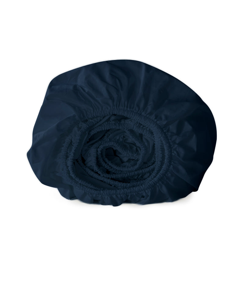 Spannbettlaken Ägyptische Baumwolle Satin 400TC | Harbour Blue | Outlet