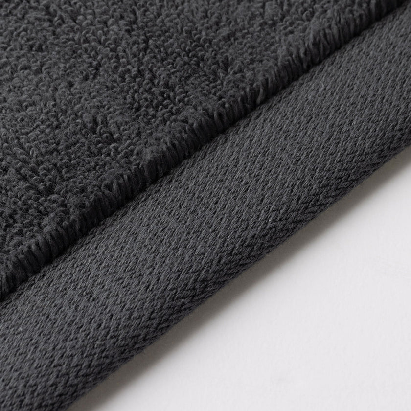 Gästehandtücher Zero-Twist-Baumwolle 30x30 cm (4 St.) | Anthrazit
