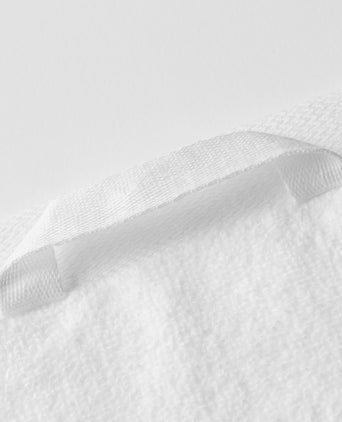 2x Handtuch Zero-Twist Baumwolle 70x140 cm | Weiß