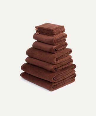 Handtuchset Spa Komplett (10 st.) | Chestnut