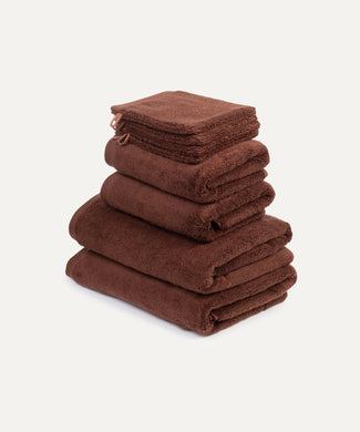 Handtuchset Deluxe (8 st.) | Chestnut