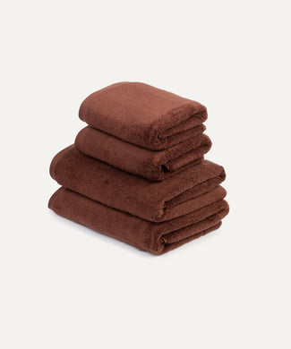 Handtuchset Essential (4 st.) | Chestnut