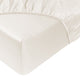 Spannbetttuch Ägyptische Baumwolle Satin cream banner