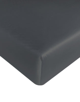 Spannbettlaken Ägyptische Baumwolle Satin 400TC | Stormy Grey