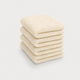 Gästehandtücher Zero-Twist-Baumwolle 30x30 cm (4 St.) | Cream