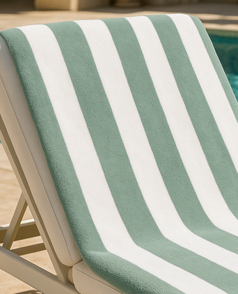 DOUXE Hotel Strandtuch Sage Green 100x180 cm